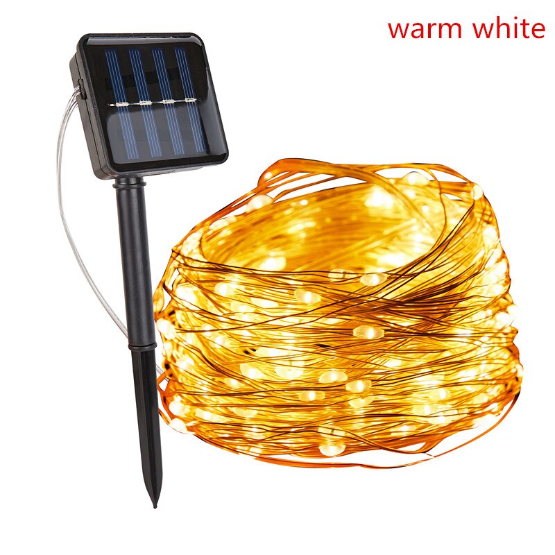 Garden Waterproof Solar Vine Leaf Lights