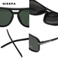 Vintage Squared Polarized Sunglasses
