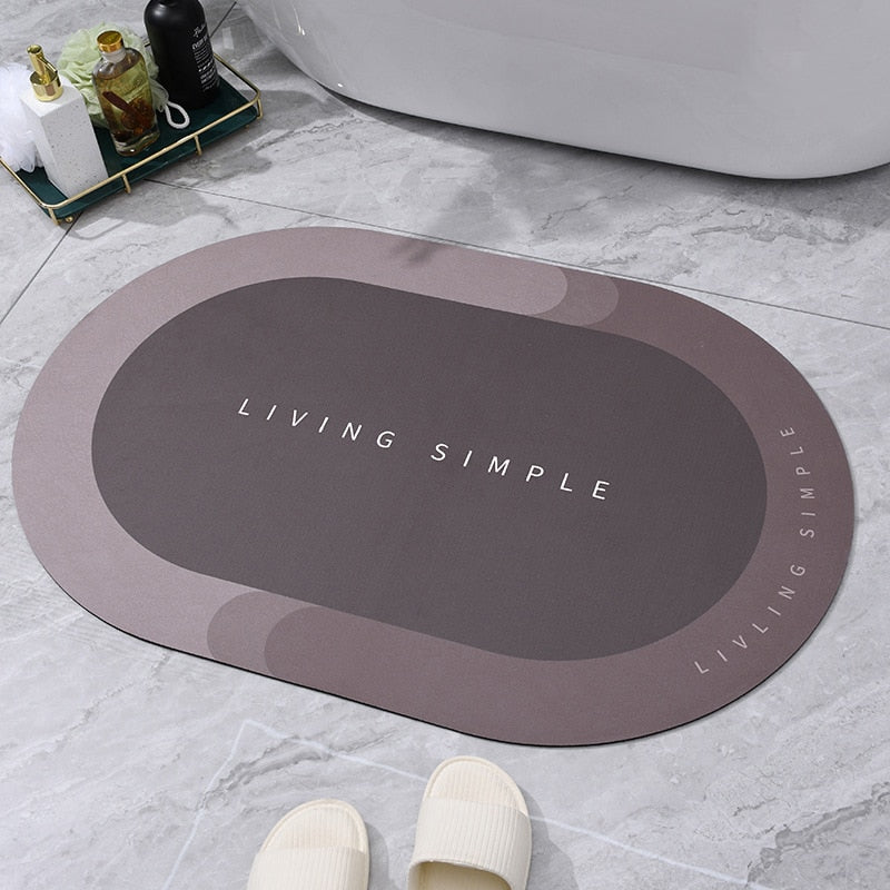 Super Absorbent Stylish Quick Drying Bathroom Rug
