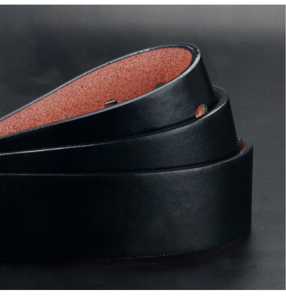 Vintage Black Pin Buckle Casual Leather Belt