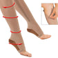 Open-Toe Pain Relief Zip-Up Compression Socks