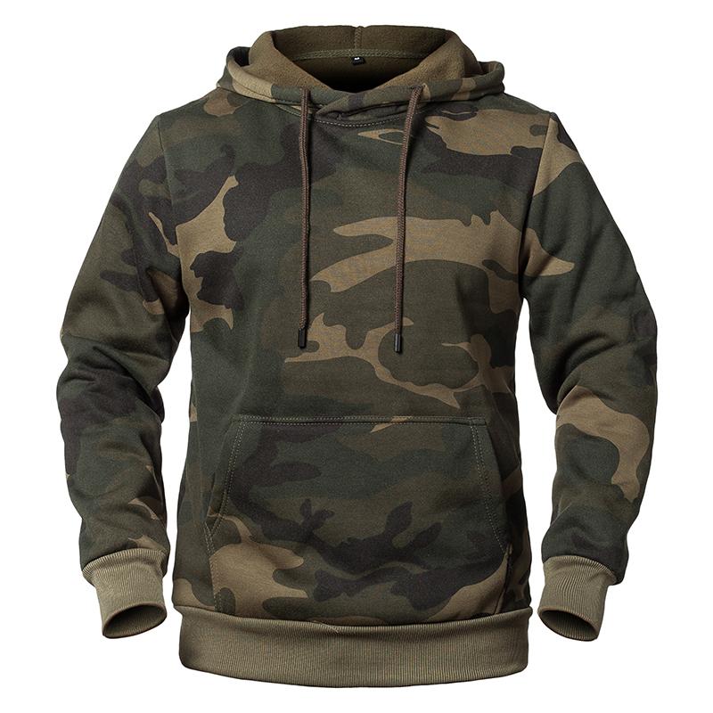 Men's TACTICAL Military Style Hoodie Sweatshirts - Indigo-Temple