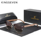 KINGSEVEN™ Black Walnut Wooden Polarized Sunglasses