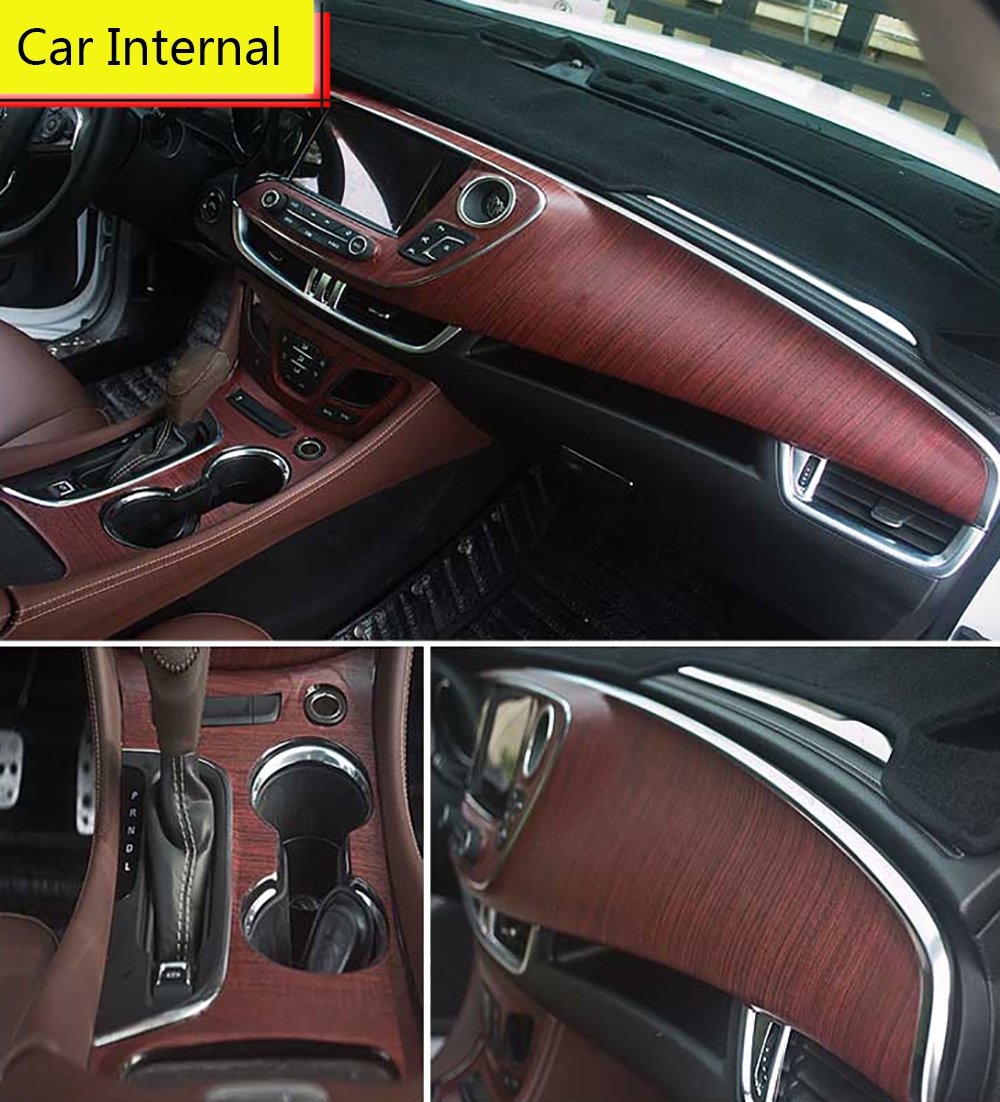 Self Adhesive Car Interior Wood Grain PVC Sticker