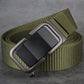 Automatic Buckle Canvas Designer Belt