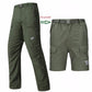 Quick Dry Detachable Cargo Pants + Belt - Indigo-Temple