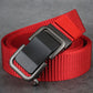 Automatic Buckle Canvas Designer Belt