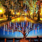 Waterproof Meteor Shower LED String Lights (8pcs)