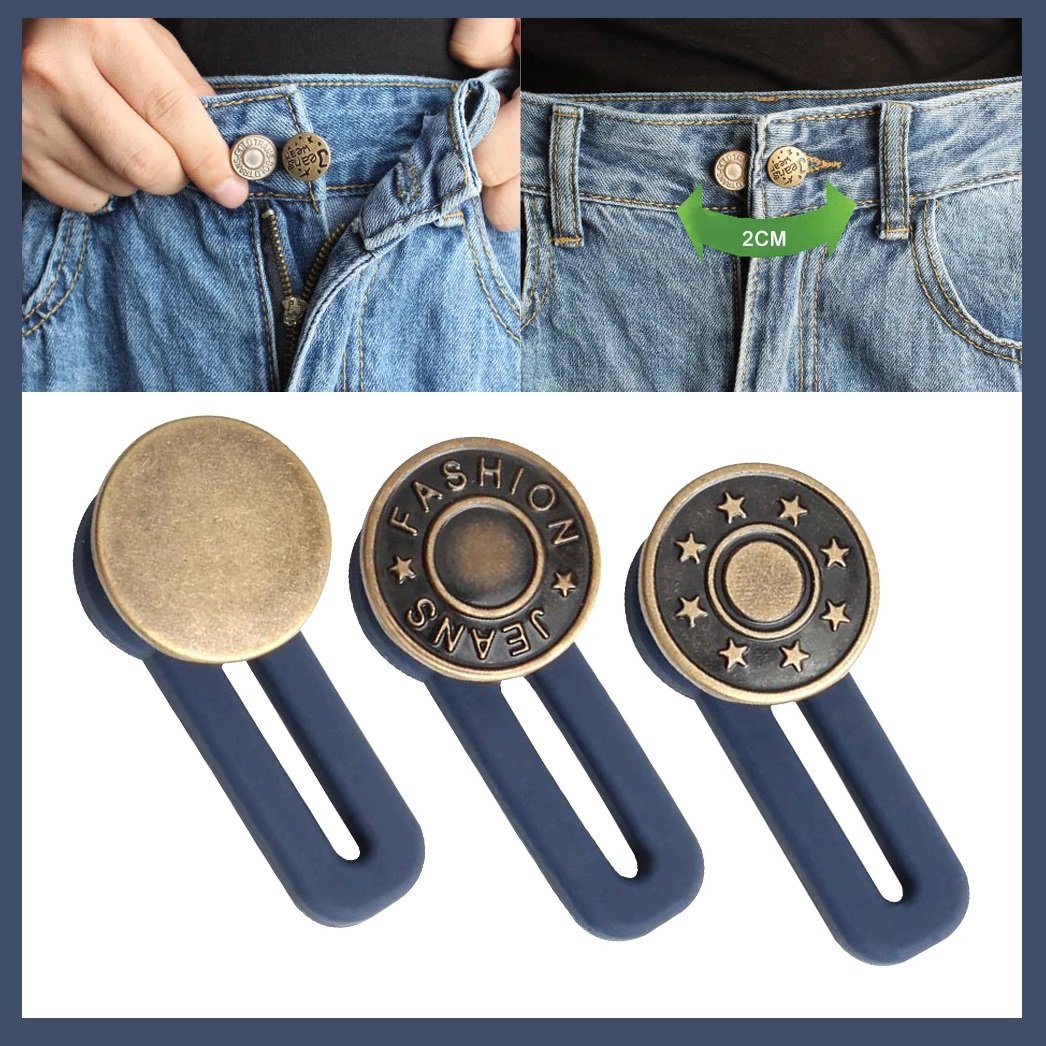 No-Sew™ Adjustable Metal Buttons For Jeans (5Pcs)