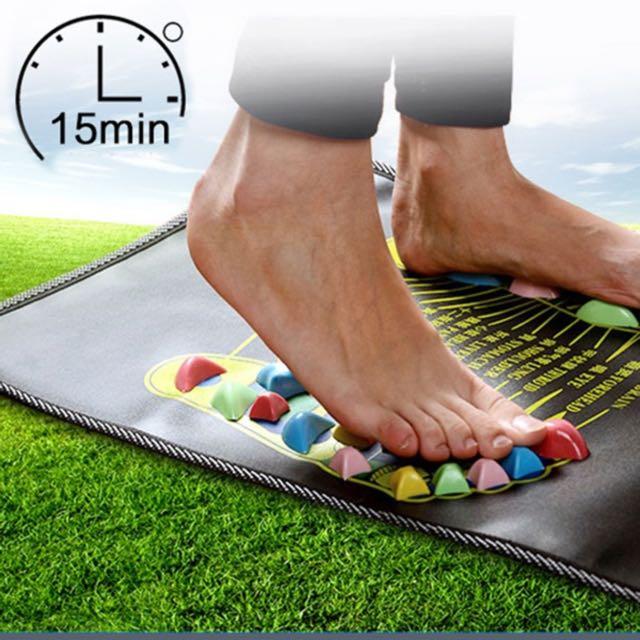 Japanese Zen Reflexology and Foot Massage Mat - Indigo-Temple