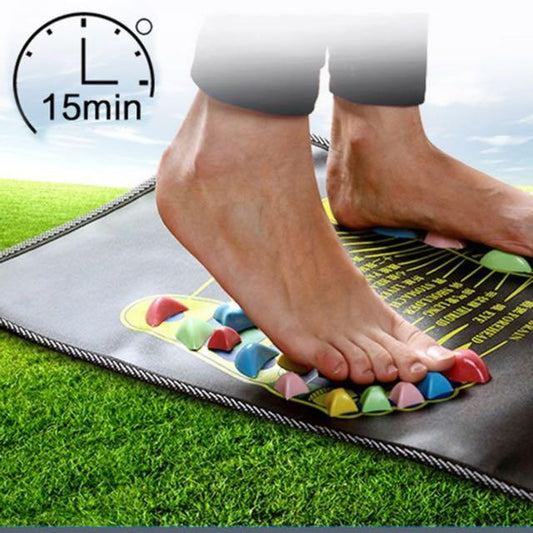 Japanese Zen Reflexology and Foot Massage Mat - Indigo-Temple