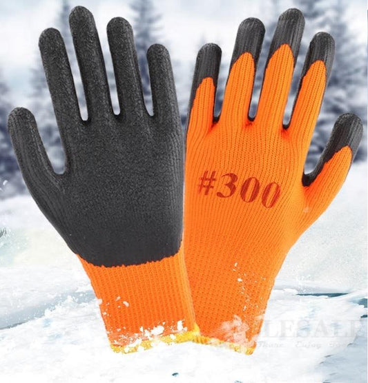 Winter Waterproof Anti-Skidding Thermal Working Gloves - Indigo-Temple