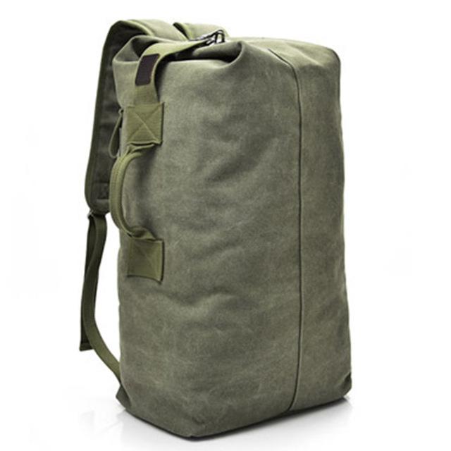 Ultimate Tactical Canvas Travel Backpack - Indigo-Temple