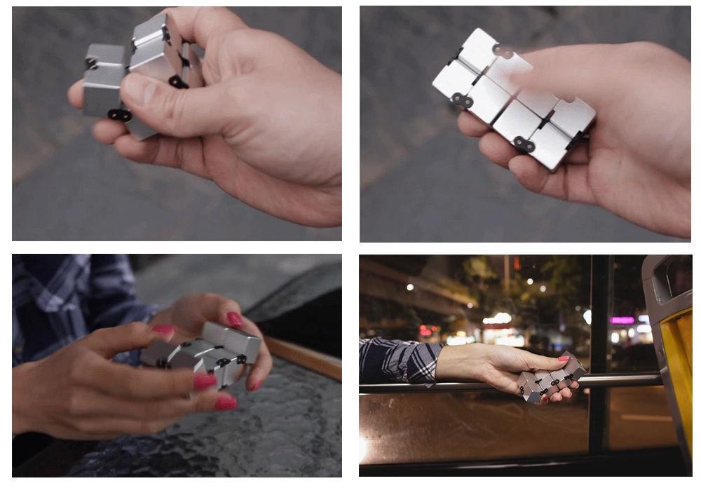 Infinity Cube - Silver\Black - Indigo-Temple