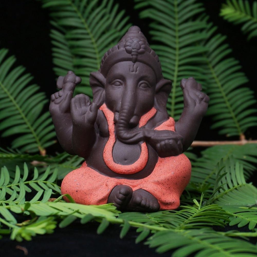 Lord Ganesh Decorative Figurine - Indigo-Temple