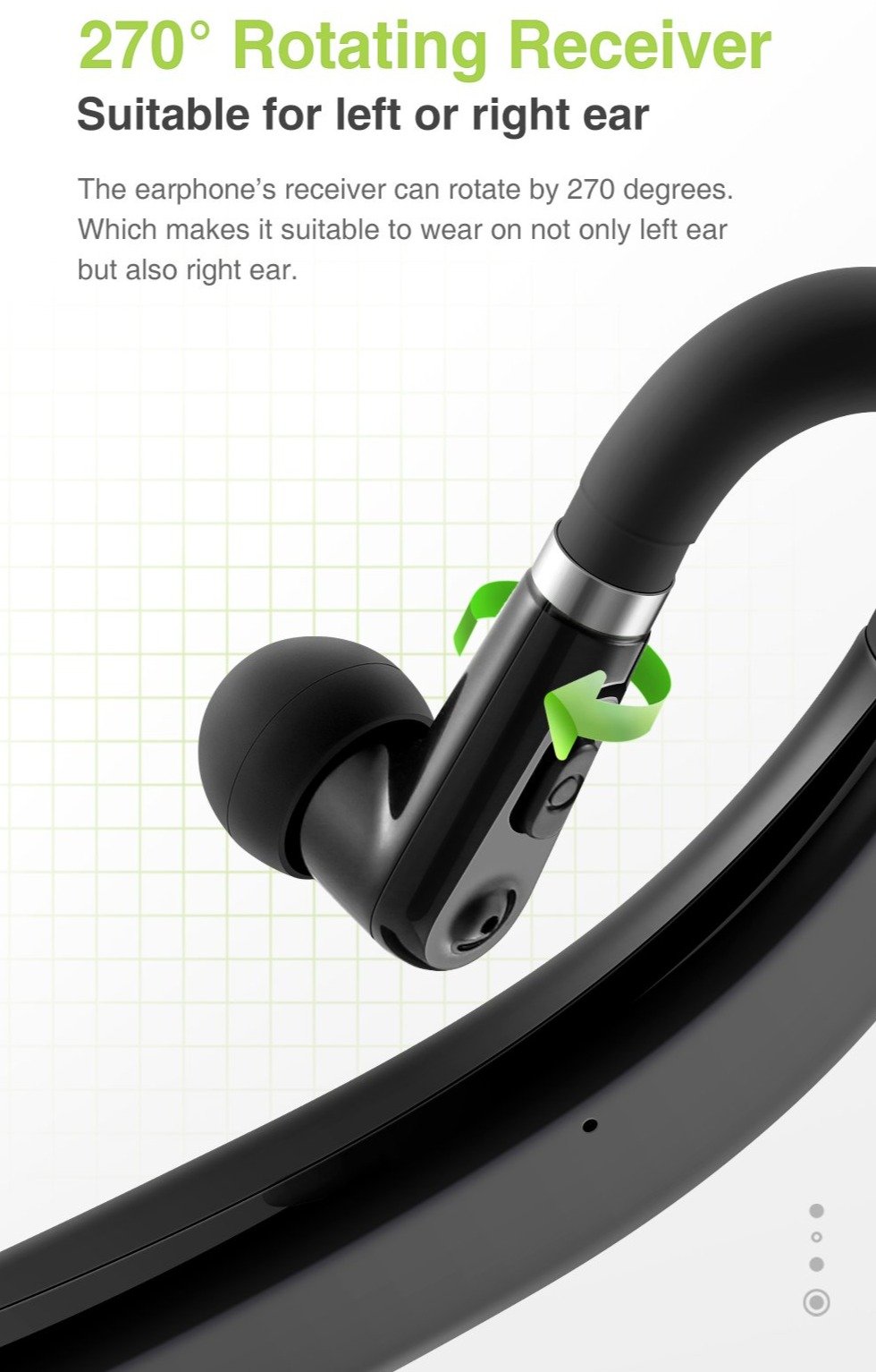M11™ Bluetooth 5.0 HD Smart Ear Hook Headset