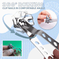 Long Handle Design 360° Rotating Head Smart Nail Clipper