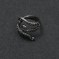 Echo - Titanium steel  Octopus ring - Indigo-Temple