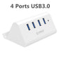 ORICO® 4-Port High-Speed USB Hub and Phone/Tablet Stand - Indigo-Temple