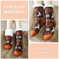 Sustained warm Fleece Indoor Socks - Indigo-Temple