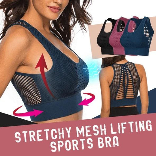 Seamless Stretchy Lifting Push-Up Sports Bra
