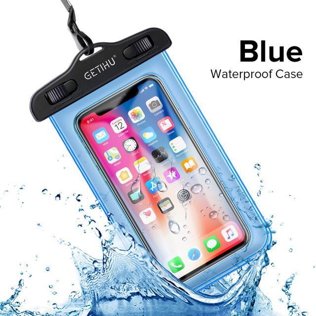 GETIHU™ Universal Waterproof Case for iPhone and Galaxy - Indigo-Temple