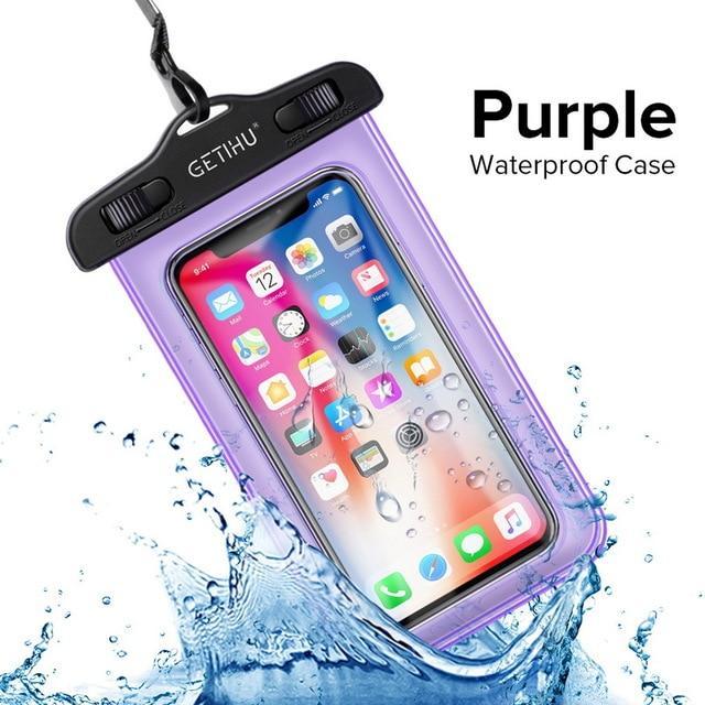 GETIHU™ Universal Waterproof Case for iPhone and Galaxy - Indigo-Temple