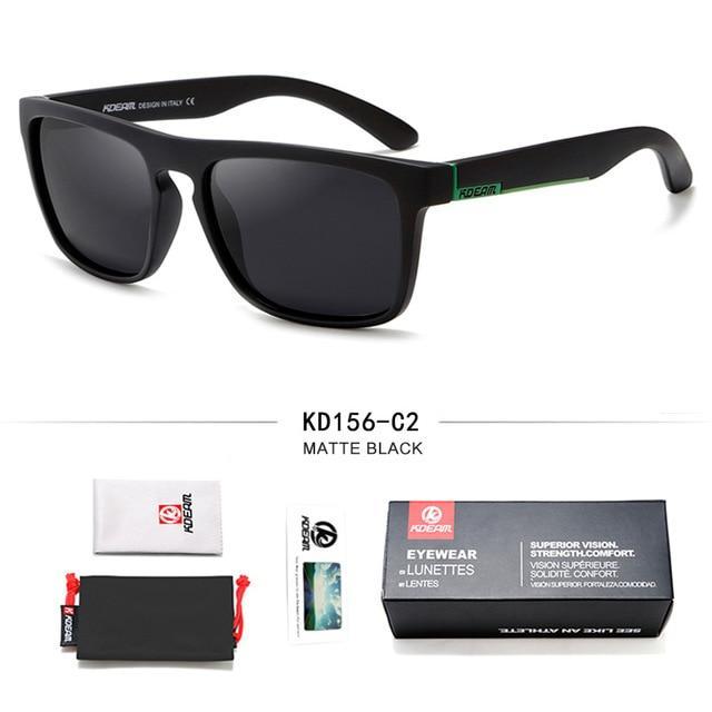 KDEAM™ Rainbow Collection Unisex Polarized  Sunglasses - Indigo-Temple