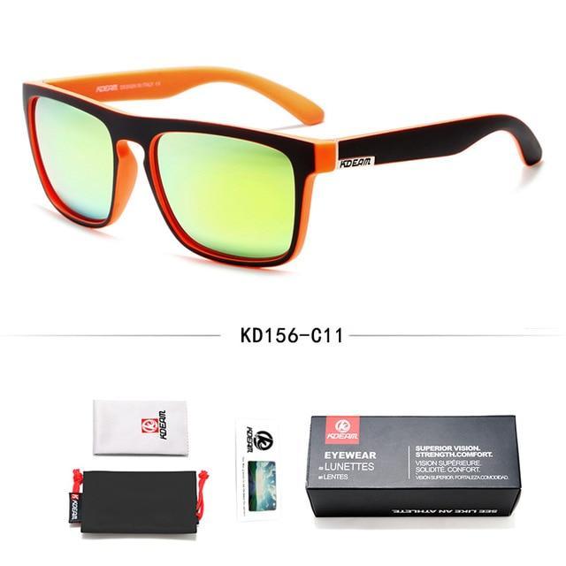KDEAM™ Rainbow Collection Unisex Polarized  Sunglasses - Indigo-Temple
