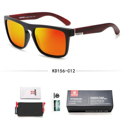 KDEAM™ Rainbow Collection Unisex Polarized  Sunglasses - Indigo-Temple