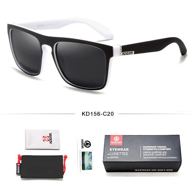 KDEAM™ Rainbow Collection Unisex Polarized  Sunglasses - Indigo-Temple