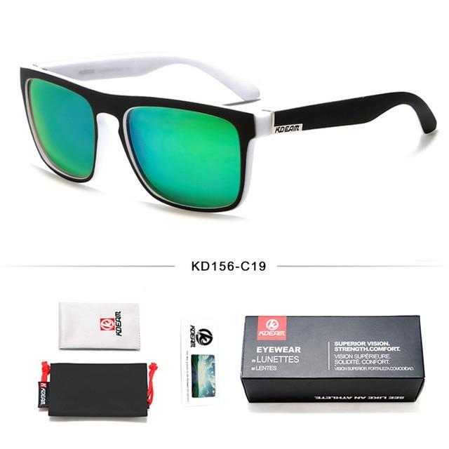 KDEAM™ Rainbow Collection Unisex Polarized  Sunglasses - Indigo-Temple