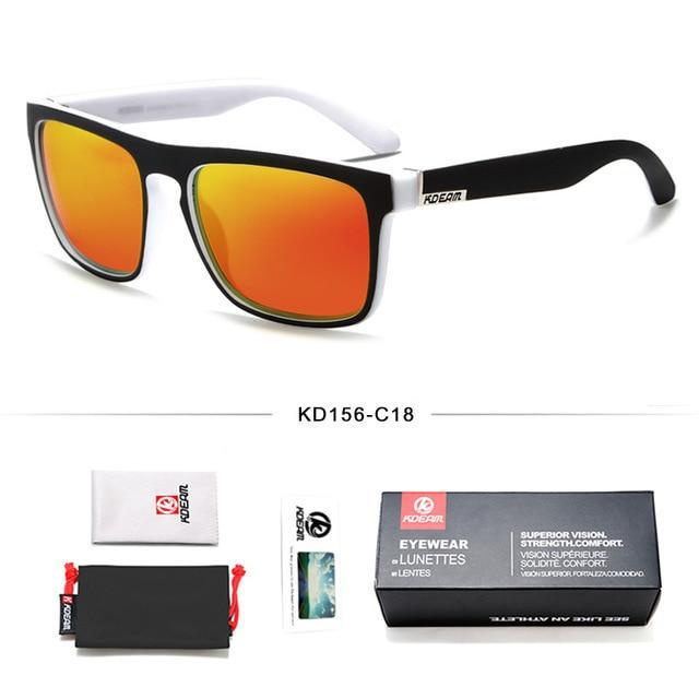 KDEAM™ Rainbow Collection Unisex Polarized  Sunglasses - Indigo-Temple