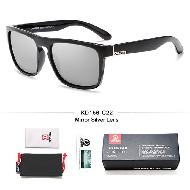 KDEAM™ Rainbow Collection Unisex Polarized  Sunglasses - Indigo-Temple