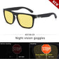 KDEAM™ Rainbow Collection Unisex Polarized  Sunglasses - Indigo-Temple