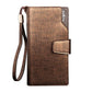 Baellerry™ Traveler's Business Checkbook Wallet - Indigo-Temple