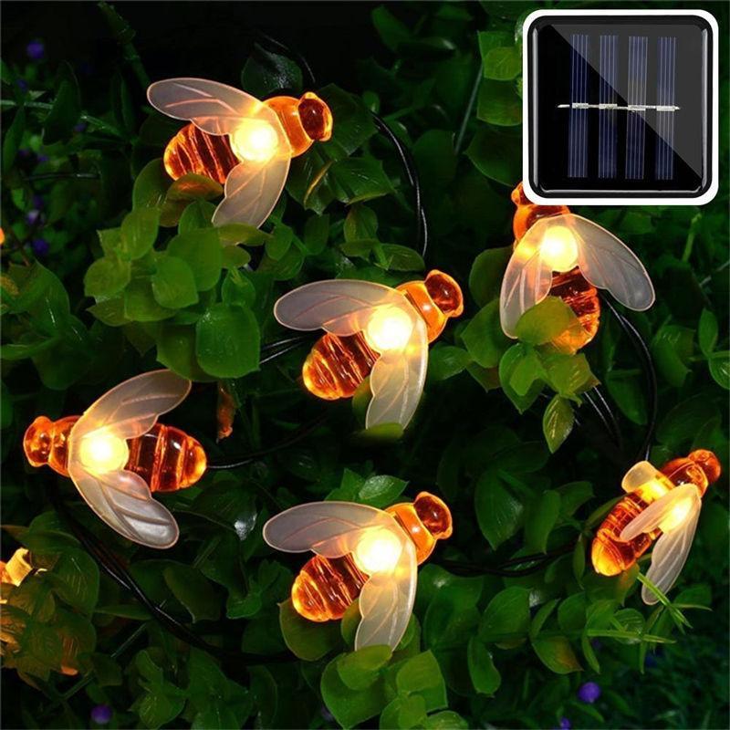 SolarGarden™ Solar Powered Honey Bee Led String Lights