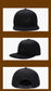 Valourian™ Embroidered Flat-Bill Snapback Cap - Indigo-Temple