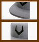 Valourian™ Embroidered Flat-Bill Snapback Cap - Indigo-Temple