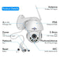 IX-EYE™ 1080P  HD WiFi Outdoor weatherproof PTZ  Security  Camera - Indigo-Temple