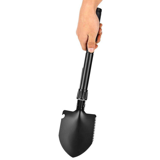 Mini Multi-functional Military Folding Shovel - Indigo-Temple