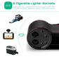 HandyFunction™ Luxury Car Organizer with Charging Ports - Indigo-Temple