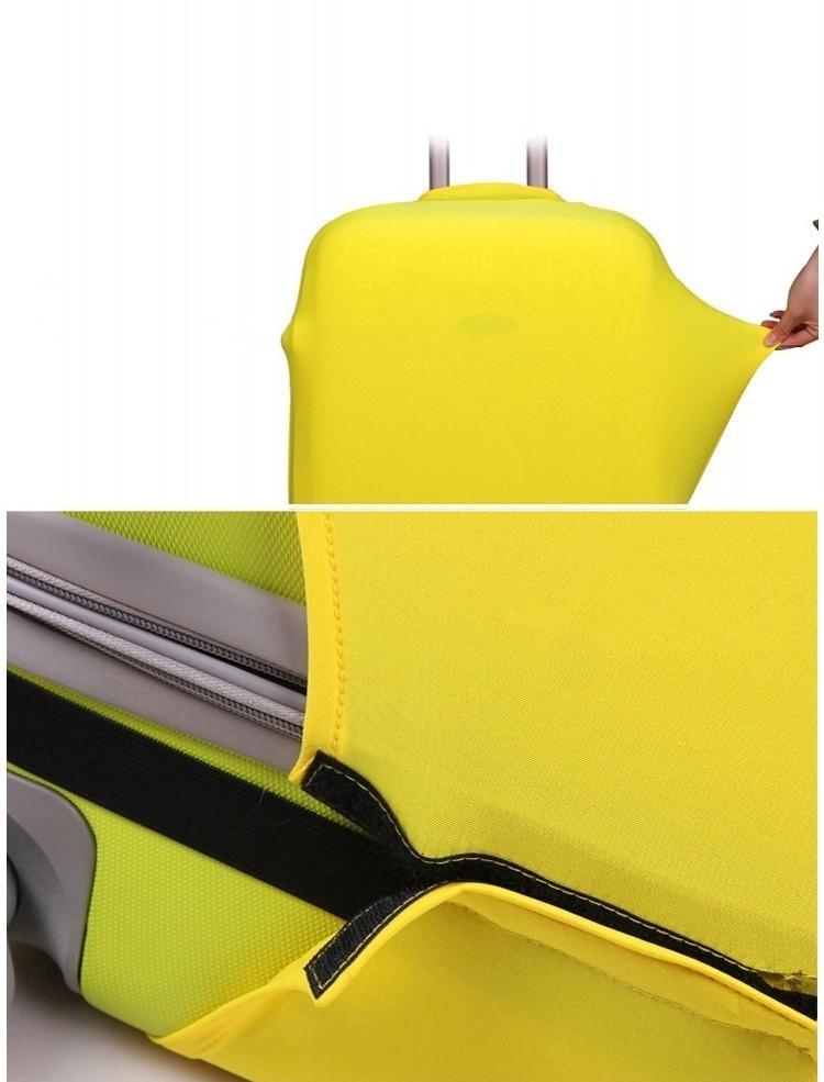 Elastic Protective Cover for Suitcase - Indigo-Temple