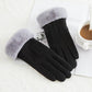 Noble™ Cashmere Touch Screen Gloves with Double Thick Plush - Indigo-Temple
