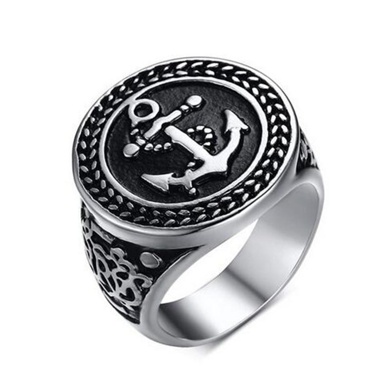 Eden - Vintage Anchor Ring - Indigo-Temple
