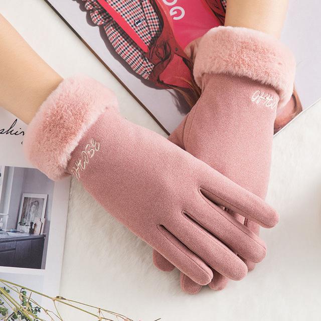 Noble™ Cashmere Touch Screen Gloves with Double Thick Plush - Indigo-Temple