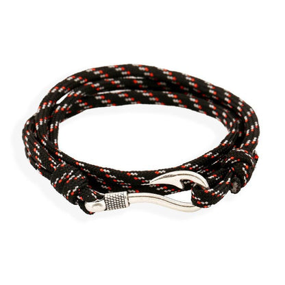 Harris - Fish Hooks Anchor Bracelet - Indigo-Temple
