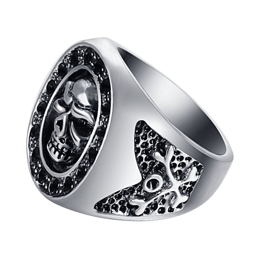SkullX Ring - Indigo-Temple