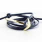 Jacks - Handmade Anchorss bracelets - Indigo-Temple
