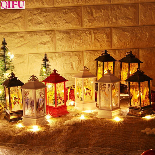 LED Christmas Decoration Lanterns (2 pcs set) - Indigo-Temple